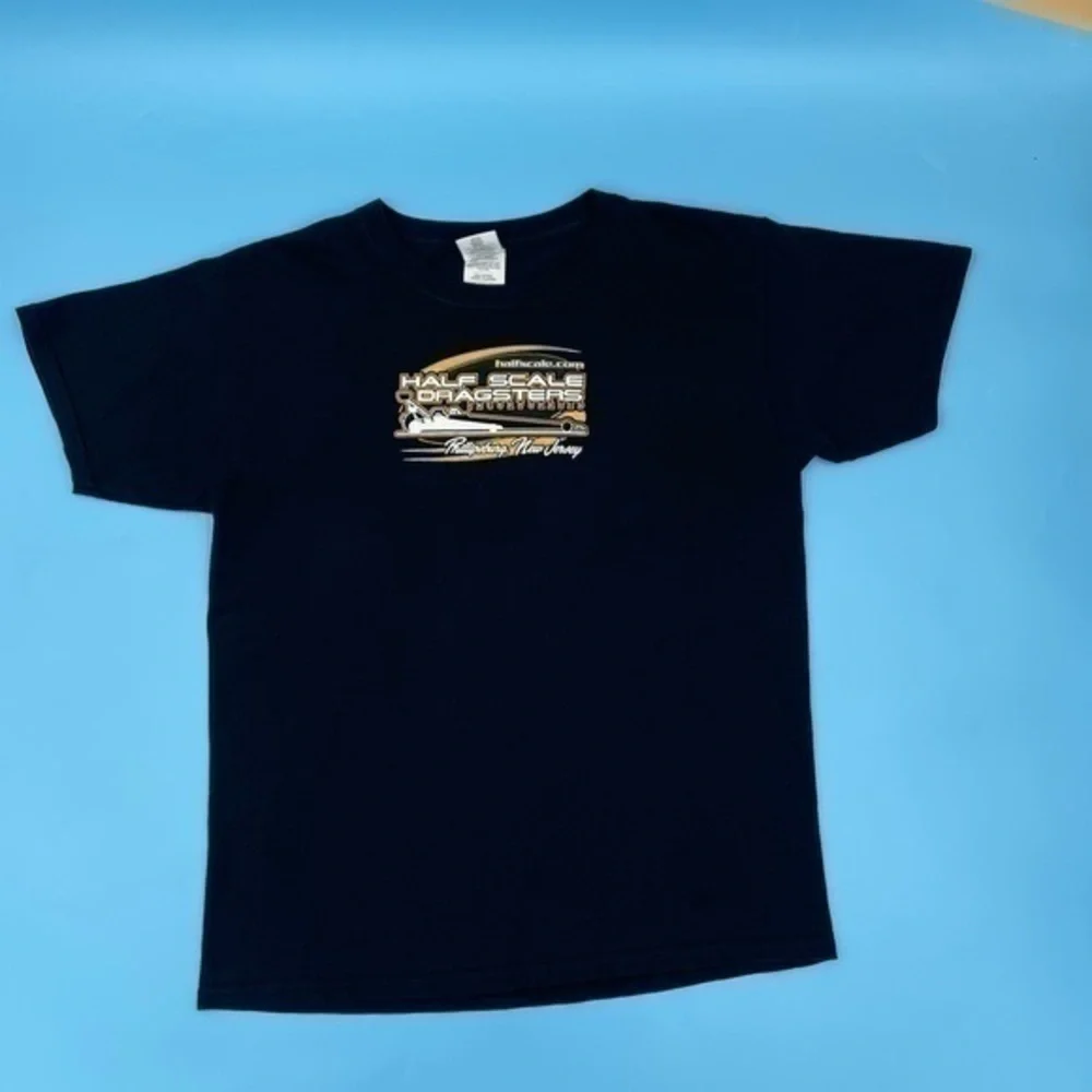 Drag Racing Front/Back Graphic Tee - Picture 2 of 2